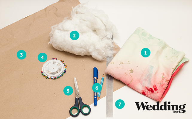 материалы для изготовления объемной мягкой буквы из картона