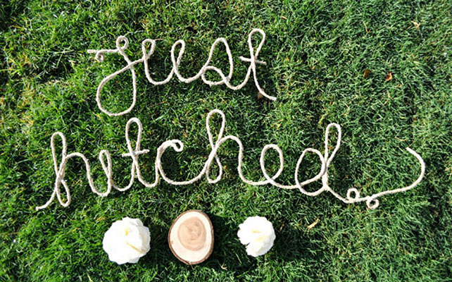 как самостоятельно сделать верёвочную надпись