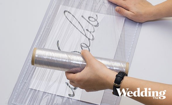 как самостоятельно сделать верёвочную надпись