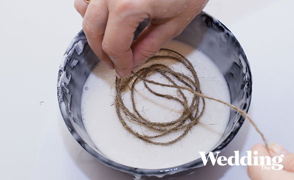 как самостоятельно сделать верёвочную надпись