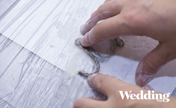 как самостоятельно сделать верёвочную надпись