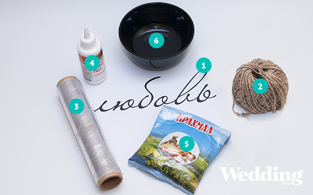 как сделать верёвочную надпись