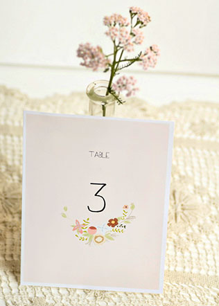 номер стола своими руками