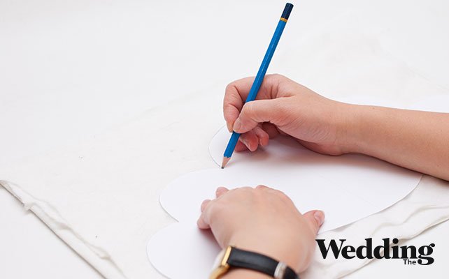 перевести детали шаблона на фетр