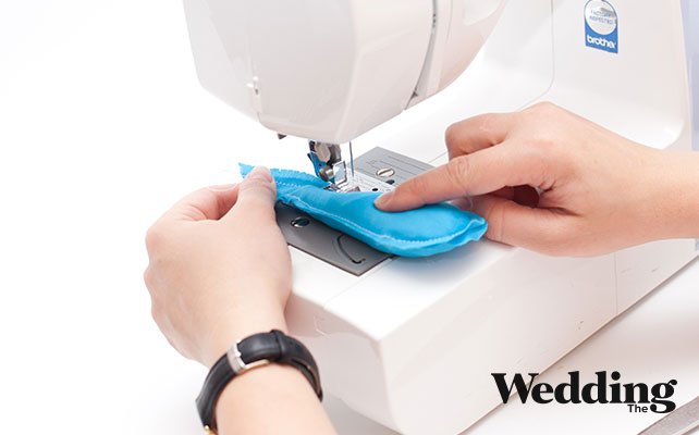 проложить строчку до конца