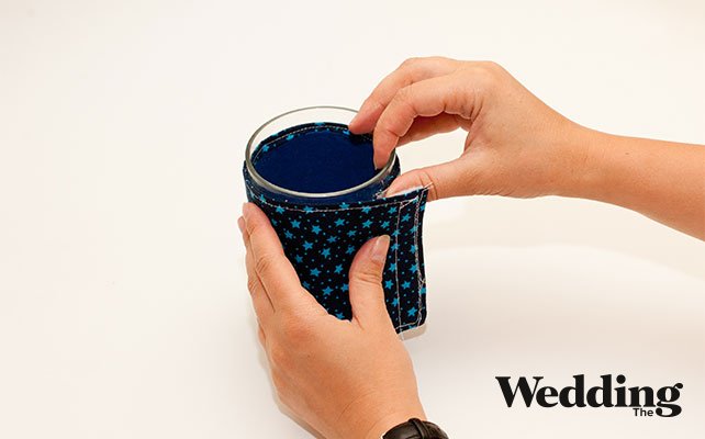 надеть чехол на стакан