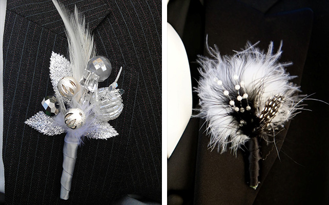 оригинальная бутоньерка для жениха
