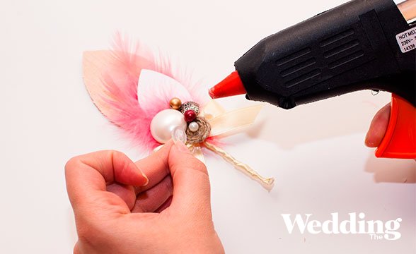 оригинальная бутоньерка для жениха