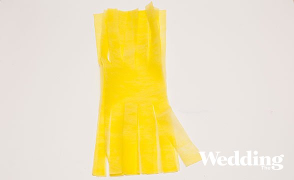 фотозона из бумажных гирлянд