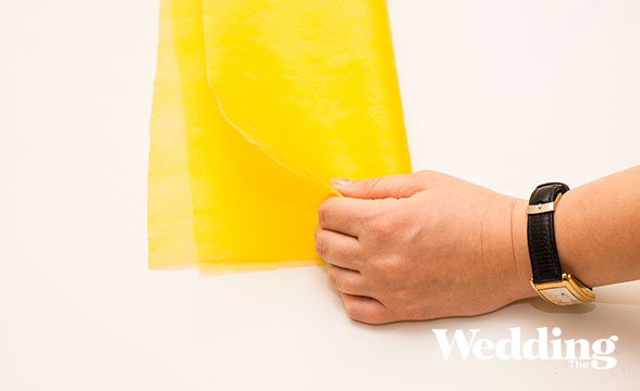 фотозона из бумажных гирлянд