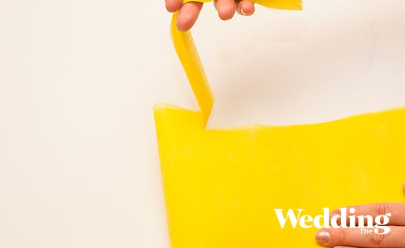 фотозона из бумажных гирлянд