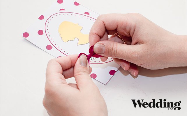 приклеить бантик к заготовке, Как сделать план рассадки в для свадьбы в винтажном стиле