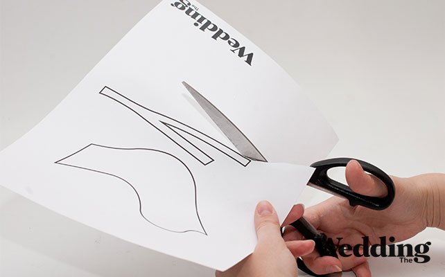 как сделать подушечку для колец с аппликацией, вырезать шаблон