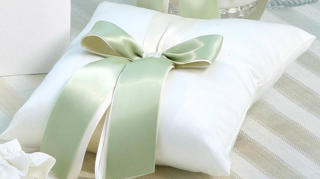 Подушка для колец на свадьбу своими руками