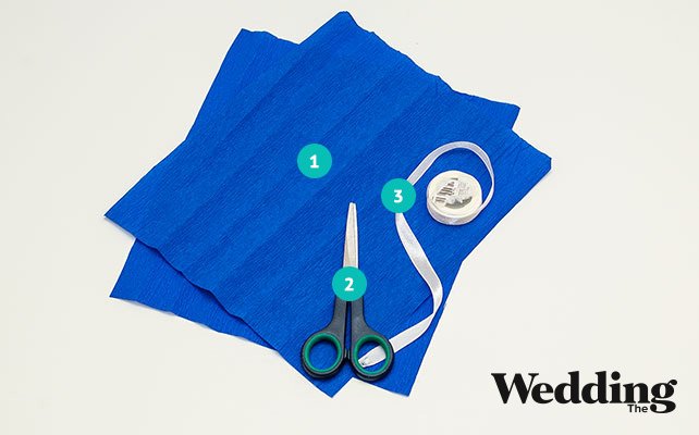 материалы для изготовления бумажного помпона на машину