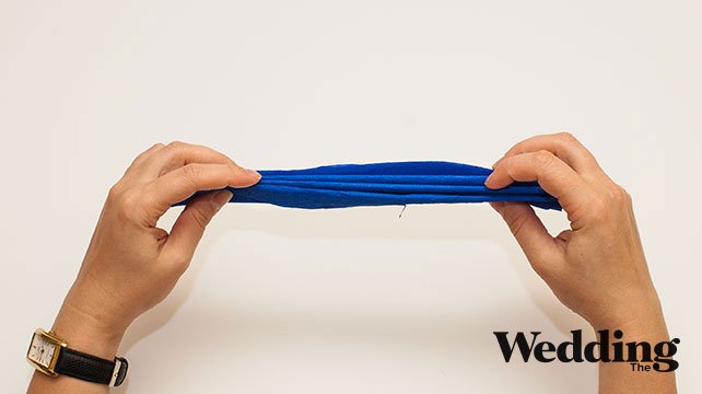 согнуть из листов гармошку