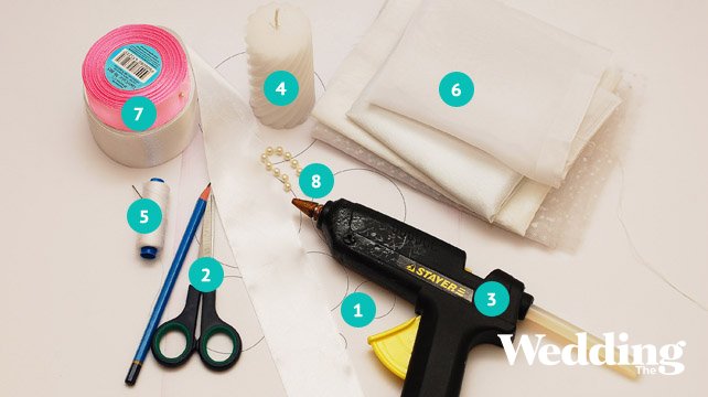 повязка на голову, материалы для изготовления