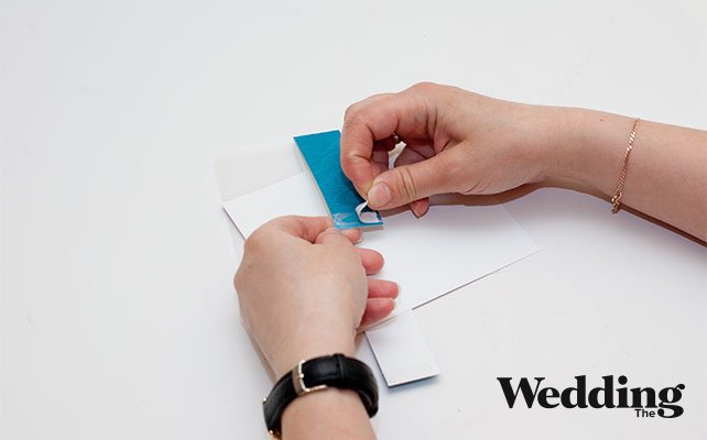 склеить концы полоски