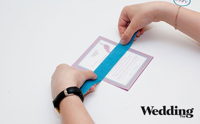 сложить полоску по размеру приглашения