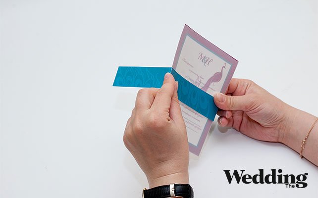 сложить полоску по размеру приглашения