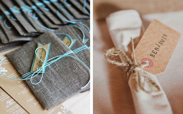 как декорировать салфетку в стиле рустик