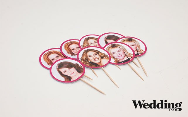 декор для капкейков на девичник в стиле Секса в большом городе своими руками