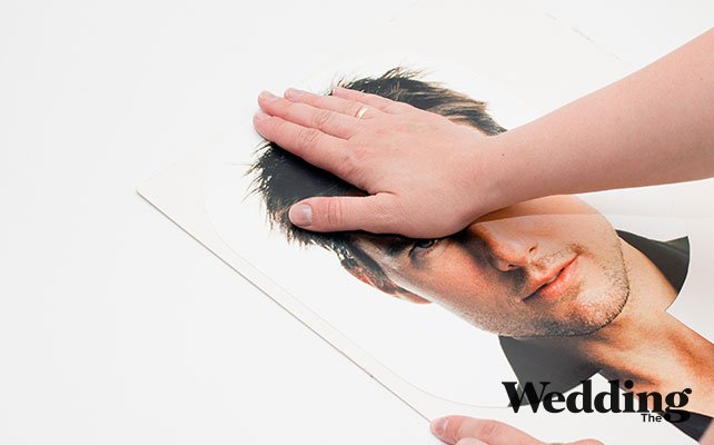 каждый шаблон наклеить на картон, Как сделать таблички с лицами для фотосессии