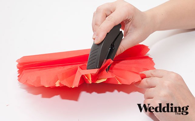 Как сделать украшение на торт, сделать веер из гармошки