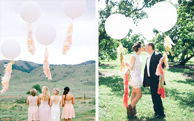 Как украсить воздушный шар для декора свадьбы