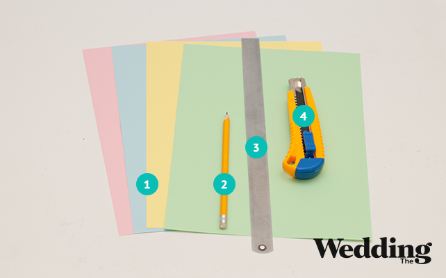 Украшение для зала за пару часов, гирлянда из бумажных полосок, материалы для изготовления