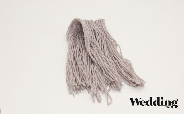 разрезать нитки пополам