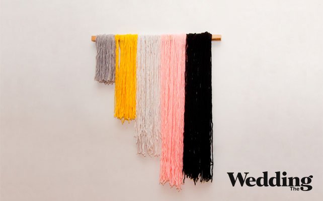 Как сделать занавеску из ниток для декора свадьбы своими руками