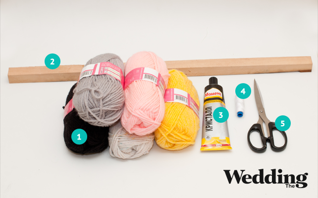 Как сделать занавеску из ниток для декора свадьбы, материалы для изготовления